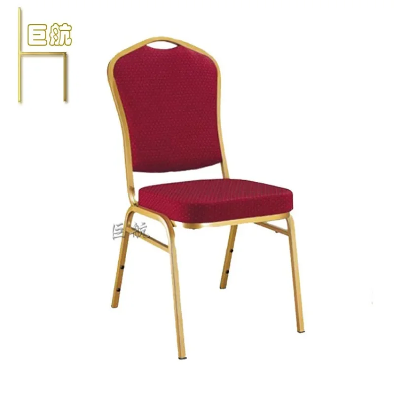 Sponge iron banquet chair, factory direct sales restaurant hotel banquet steel chair