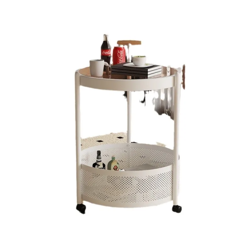 

Removable does not occupy the living room sofa side a few cream wind simple creative metal small coffee table Internet celebrit