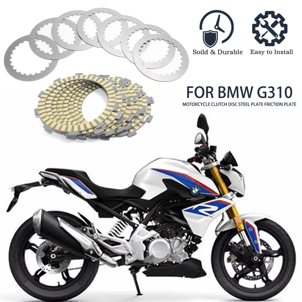 

For BMW G310 R GS R 310R 310GS G 310 2017 2018 2019 2020 Motorcycle Clutch Friction Disc Steel Plate Kit
