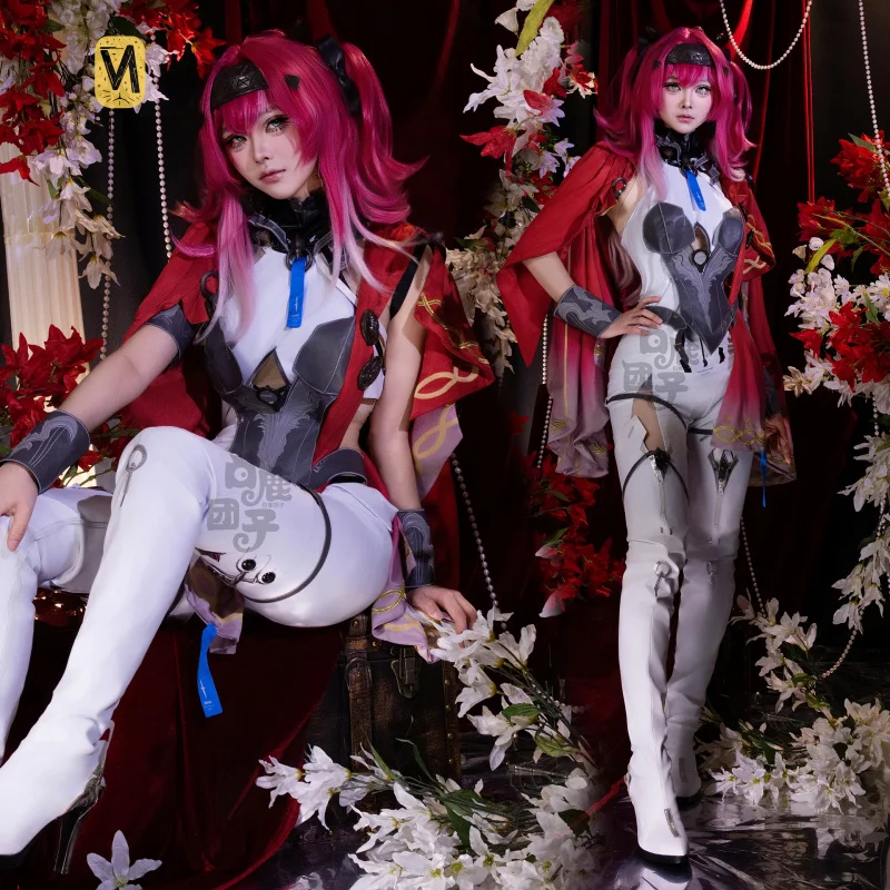 

HCos Wuthering Waves Lupa Cartethyia Cosplay Costume Lovely Swimsuit Halloween Party Role Play Outfit Women