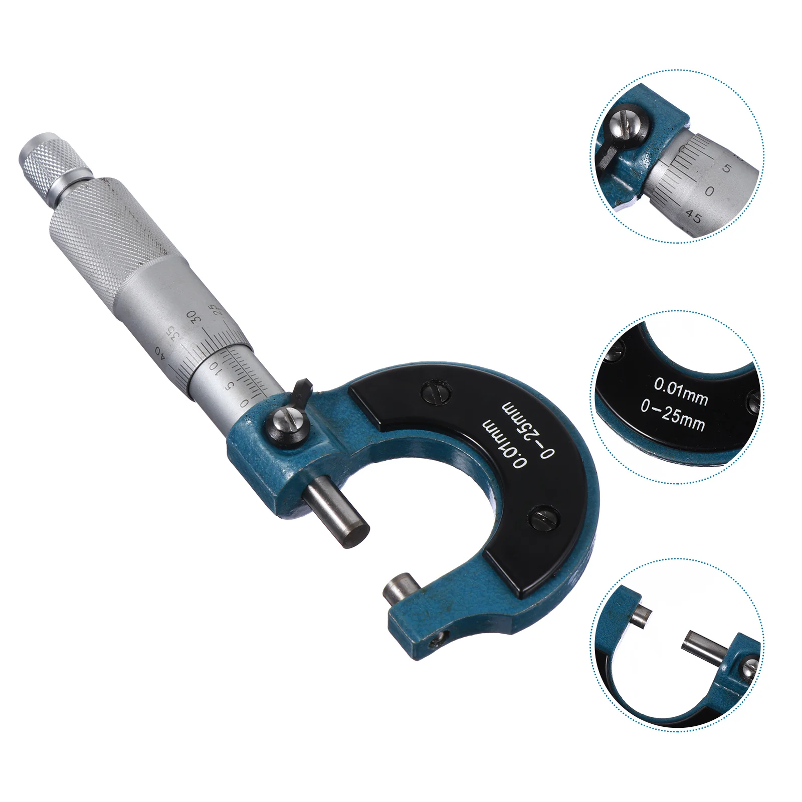 

Friction Thimble Micrometer Mechanic Tools Screw Mechanical Metric Thickness Measuring Outer Diameter