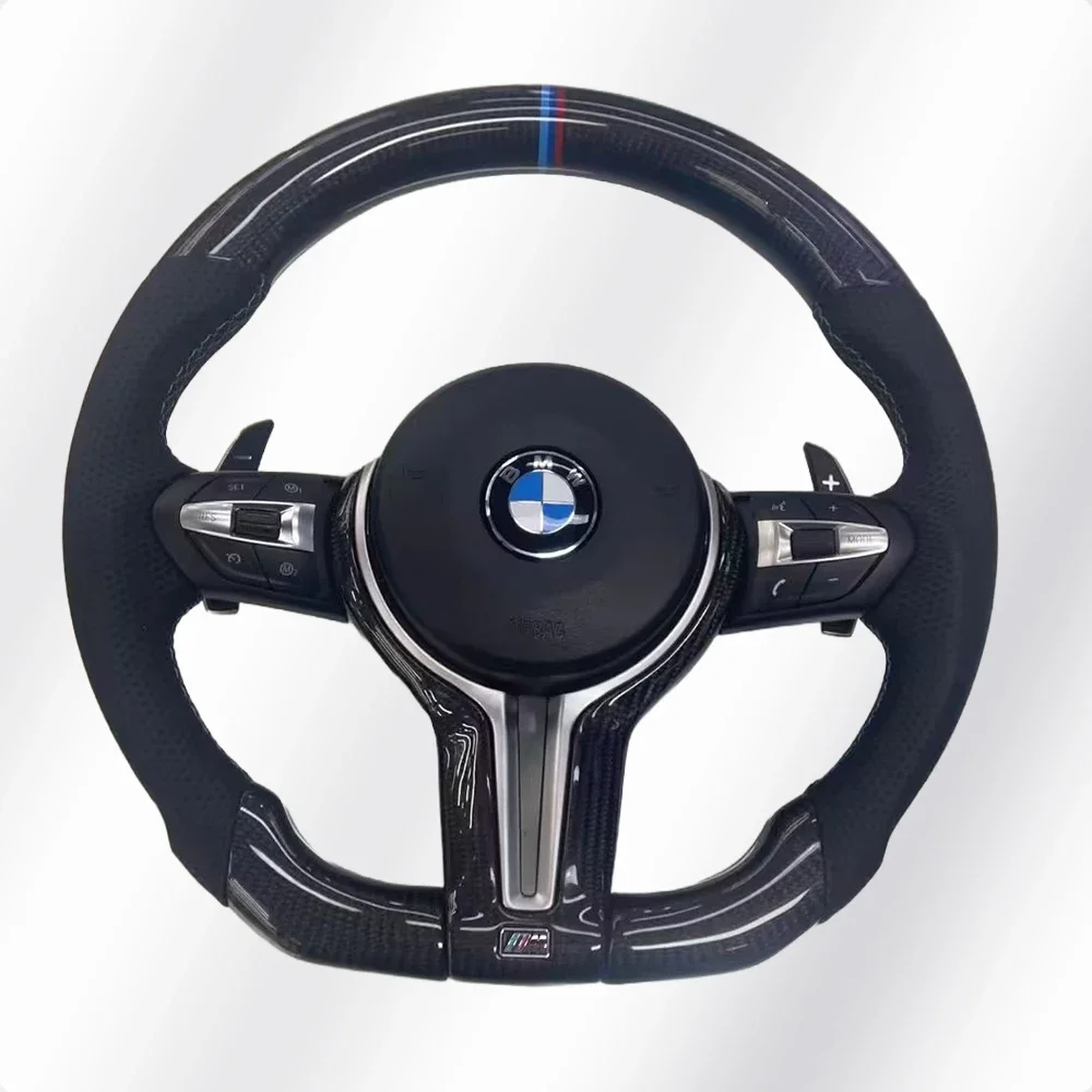 

Suitable Full Leather Steering Wheel Assembly for Upgrade Modification Car Steering Wheel FOR BMW