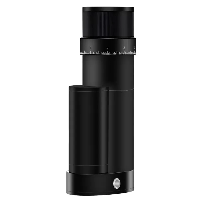 STLF Portable manual coffee grinder, adjustable grinding degree, stainless steel cone grinding disc, magnetic powder cup,