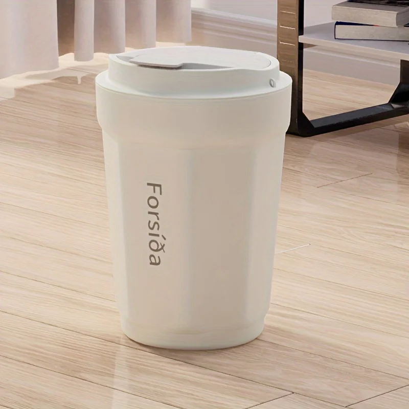 컵형 프레스형 뚜껑 미니 쓰레기통, 사무실 데스크탑 쓰레기통, 미니 쓰레기통
