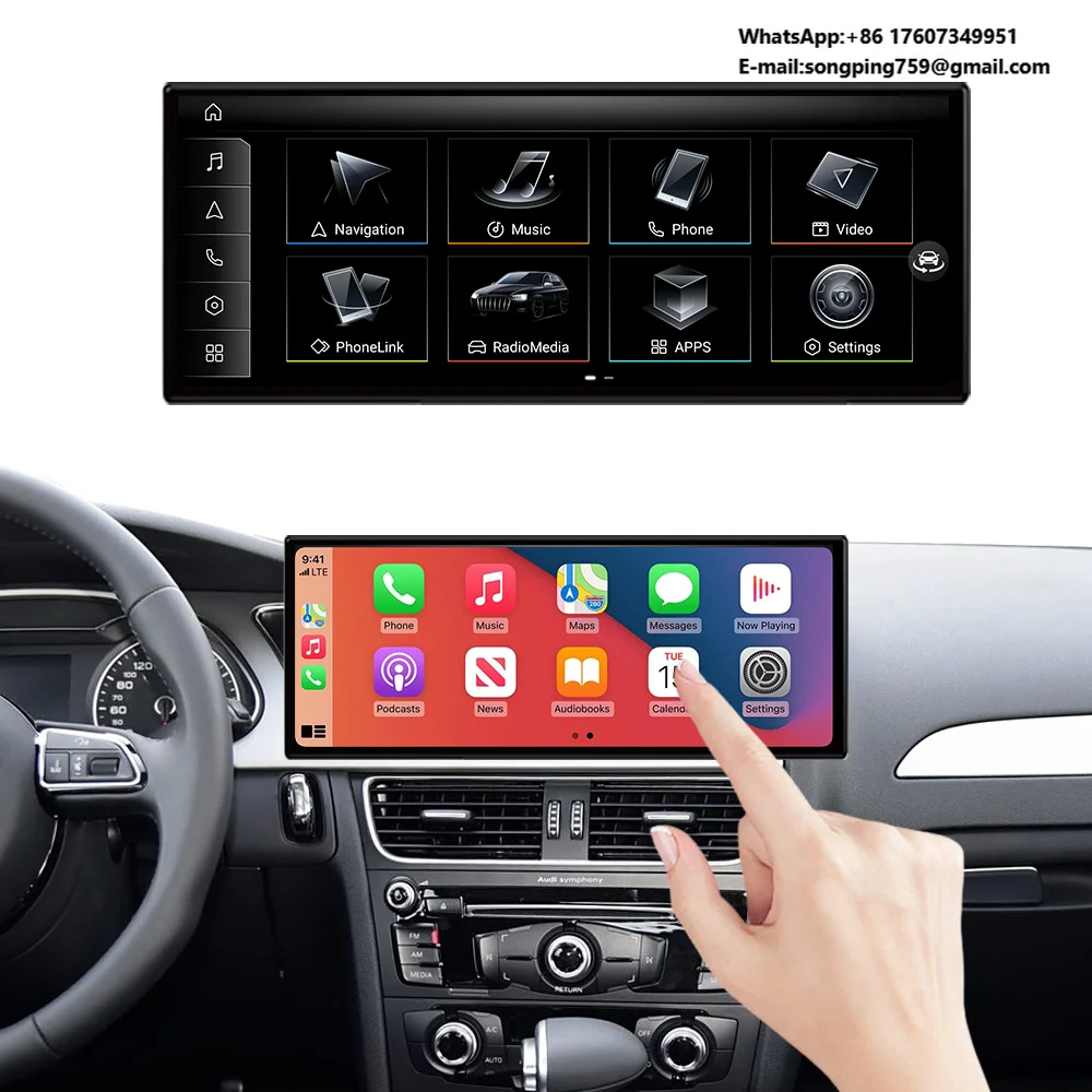 

12.3 Inch Android Touch Screen for Audi GPS Navigation Radio Multimedia Display Car Screen for Audi Q5 A6L Q7 A4L A3 Q3