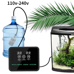 Inteligente Reptile Fogger Set, Touch Screen, Controle Sprinkler, Umidificador Eletrônico, Timer Mist, Forest Spray System