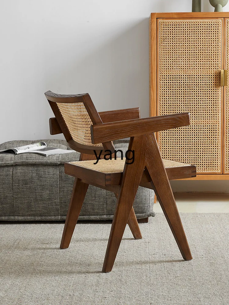 L'm'm Solid Wood Dining Chair Nordic Internet Celebrity Home Coffee Chair