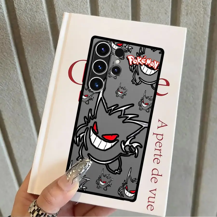 Funda Back Phone Cover Case for Samsung Galaxy S26 S25 Ultra S22 S20 FE S23 FE S24 Plus S21 Note 20 Ultra 10+ Fashion Pokemon