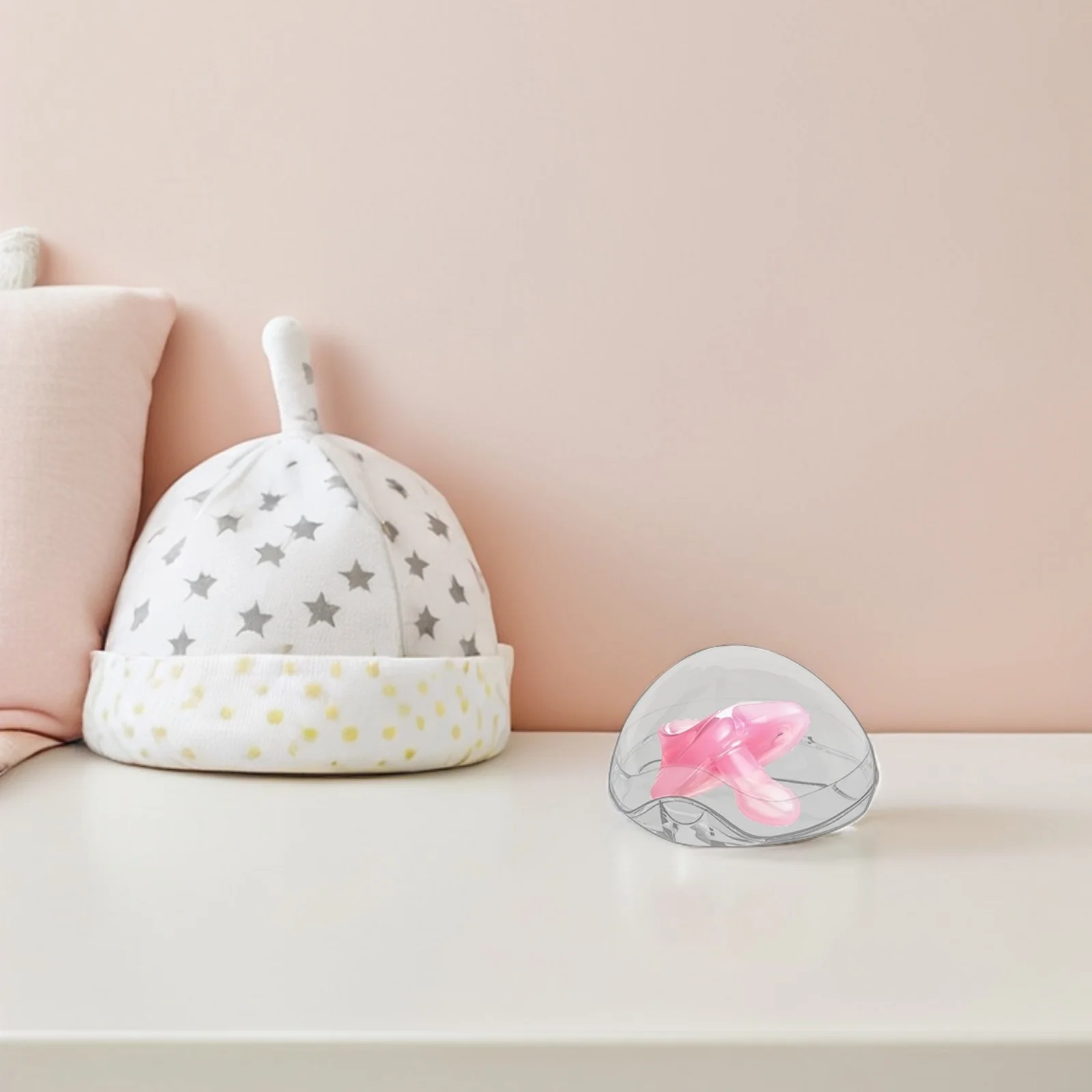 

6 Pcs Baby Pacifier Case Holder Pacifer On-the-go Silicone Container for Travel