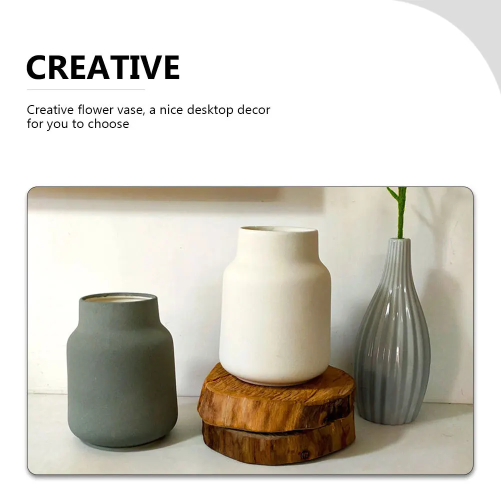 

Wedding Decor Flower Arrangement Holder Vase Modern Vases for Pot White Decorate