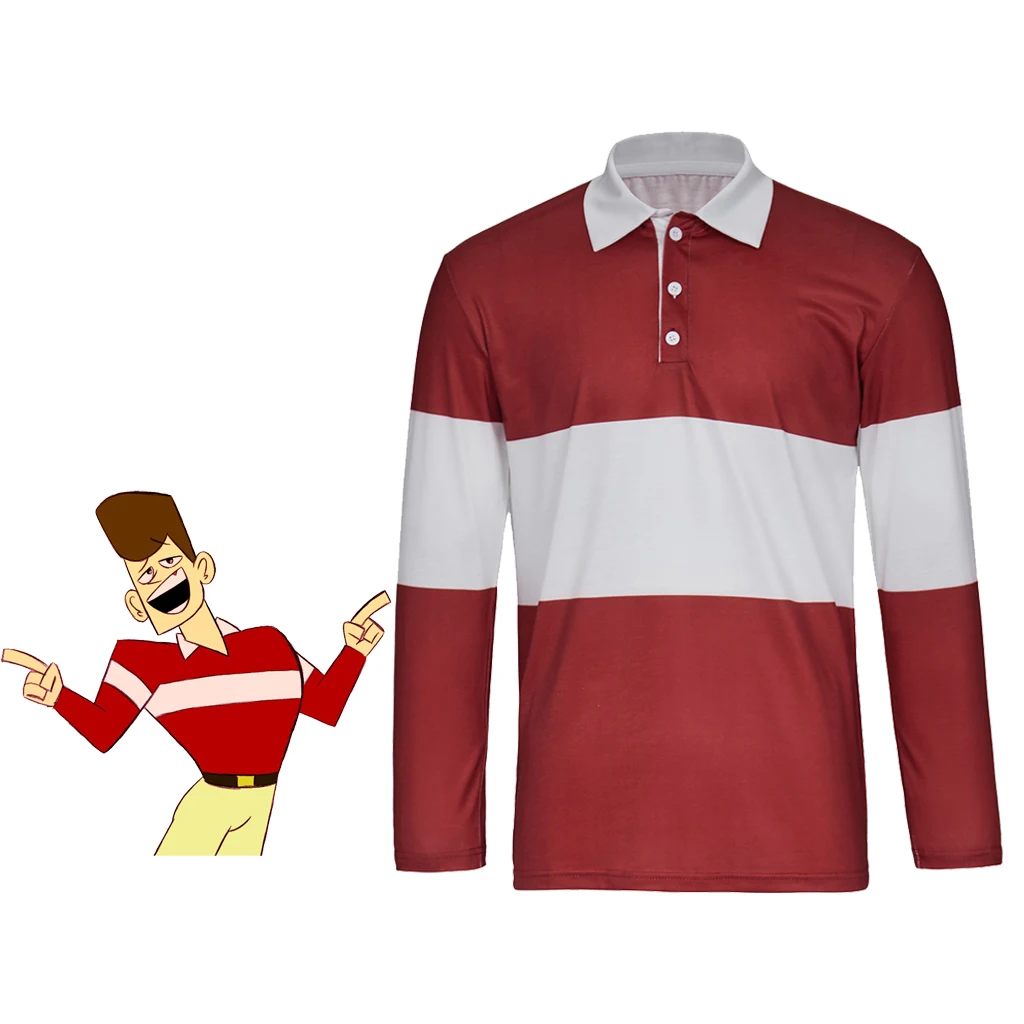 

Clone High JFK Cosplay T-Shirt John F. Kennedy Costume Street Long Sleeved Shirt Men's Clothing Christmas T-shirt
