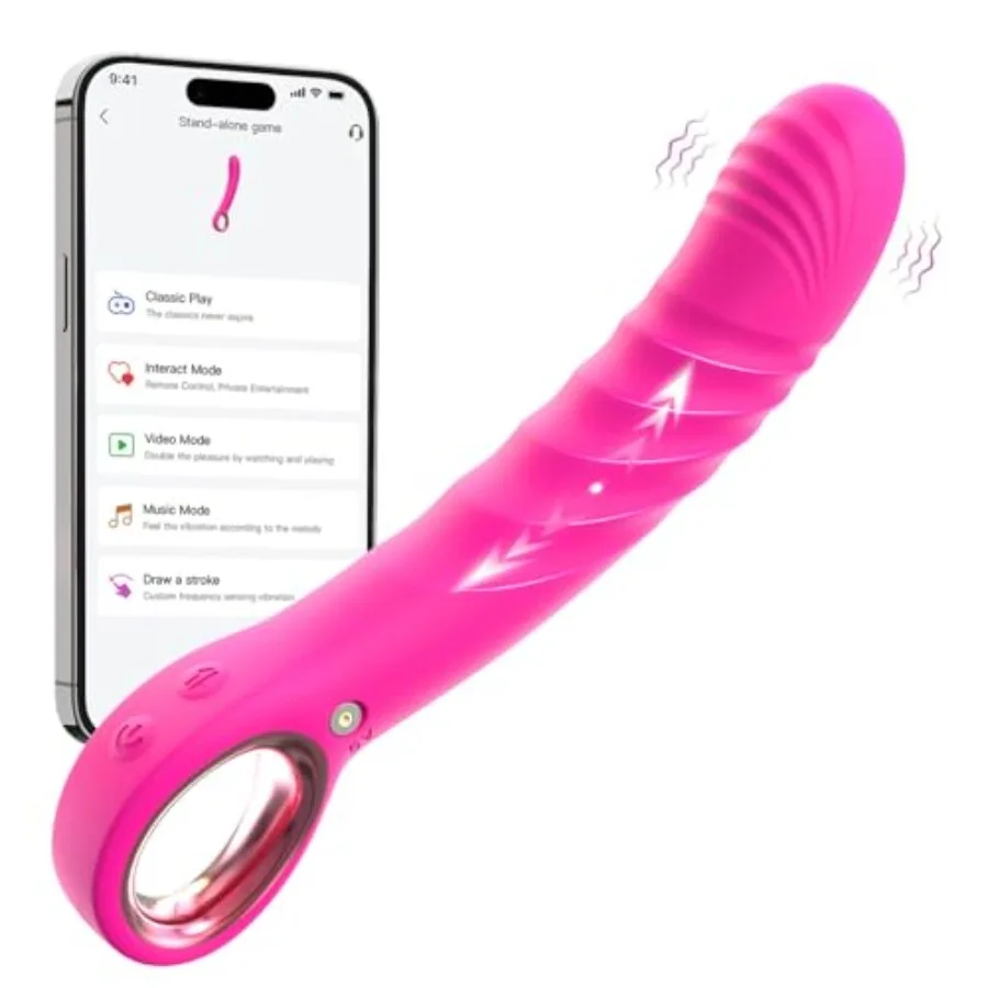 Sex Toy Thrusting Dildo Vibrator, G Spot Vibrators with App Remote Control for Women Couples Stimulation, Prostate Massager Ana