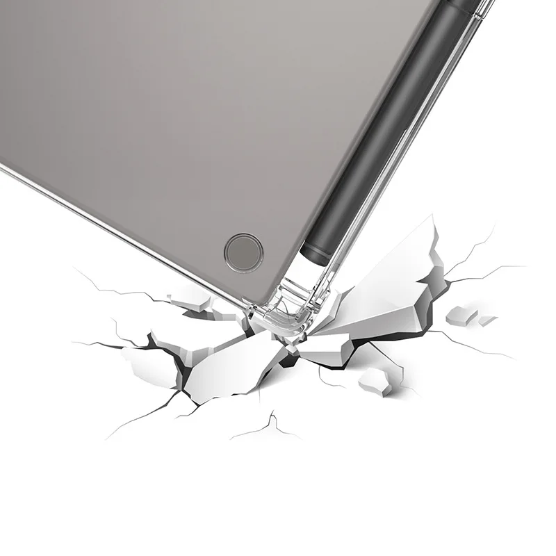 لورق رائع Pro Move 7.3 بوصة 2025 حافظة إصدار وسادة هوائية لينة سيليكون غطاء لوحي من البولي يوريثان Funda مع حامل قلم رصاص قذيفة