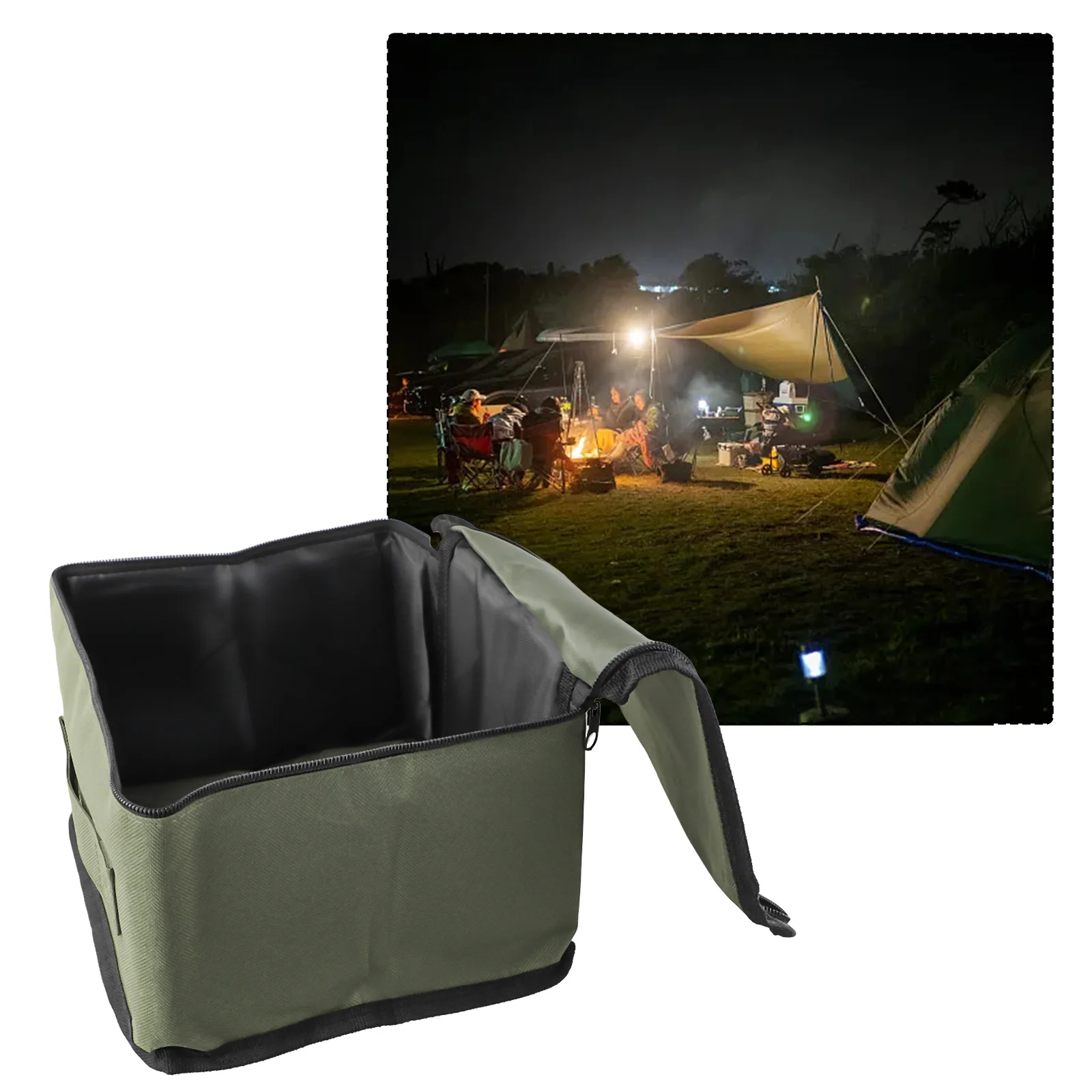 

Gas Canister Bags Storage Bag 1pc 24.5x16.5x22cm Breathable Camping Supplies Weatherproof For Outdoor Activities