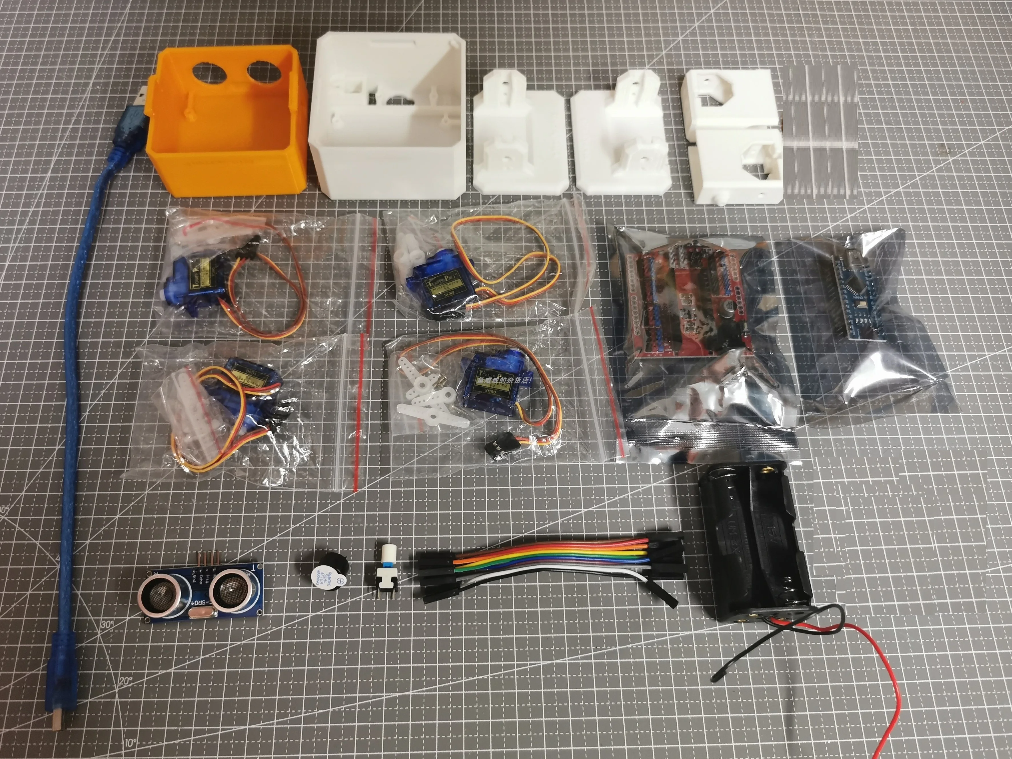 OTTO Bipedal Dance Programmable Maker, proyecto de código abierto, Kit de bricolaje, paquete de Material electrónico Arduino