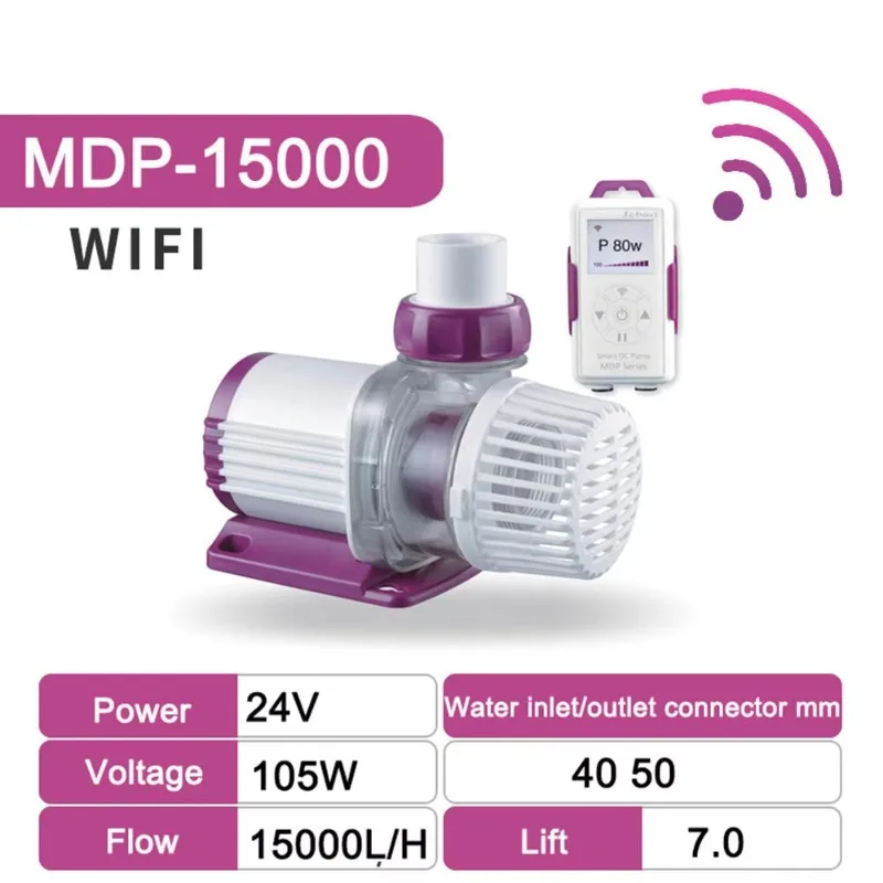 

New display with control MDP2500-20000 fish tank aquarium pump silent filter water exchange environmental protection accessories