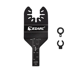 EZARC Narrow Cr-V Oscillating Saw Blade 1Pack, 10mm Oscillating Multitool Blade for Precise Wood, Plastic Cutting