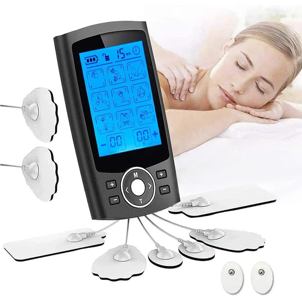 

TENS EMS Muscle Stimulator Pulse Body Massager Pain Relief Relaxation Treatments TENS Unit With 36 Modes