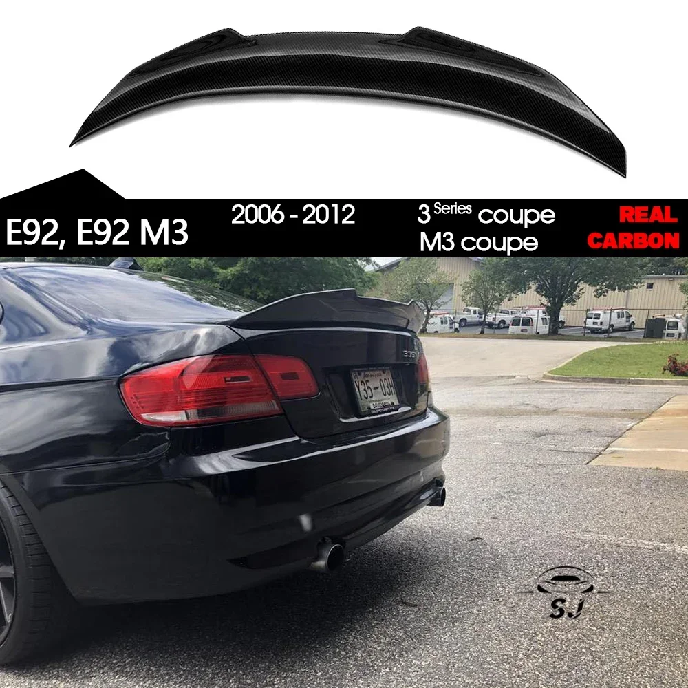 

Carbon Fiber Rear Trunk Spoiler Boot Wing for BMW 2006 - 2012 3 Series 2-Door Coupe E92 318i 320i 320d 323i 325i 330i 330d M3