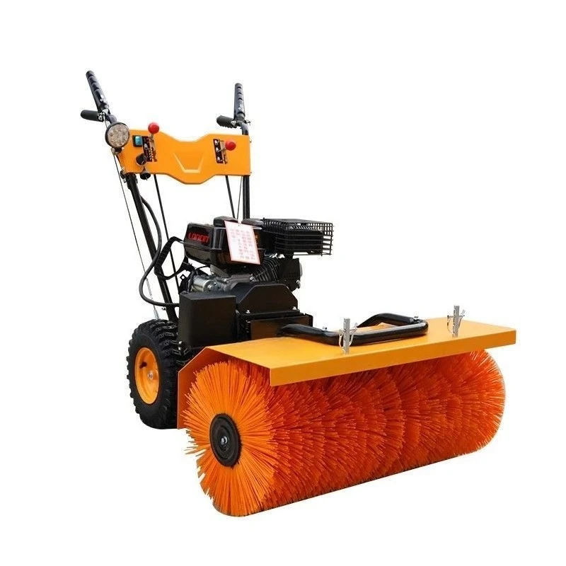 

New type of small snow plow, hand-pushed snow plowing, snow pushing community property