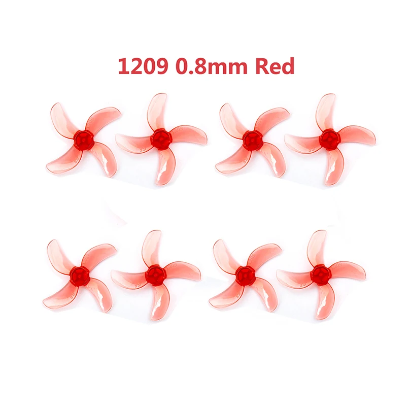 16Pairs(16CW+16CCW) Gemfan 1208 3-Blade / 1209 4-Blade 31mm PC Propeller 0.8mm 1mm 1.5mm for FPV Freestyle Tinywhoop Drones