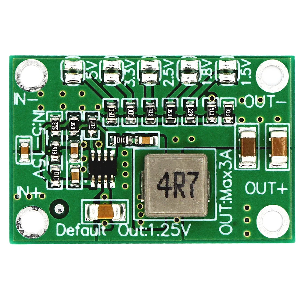 CA1235 3A Adjustable Power Buck Module 5-16V Input 1.25V 1.5V 1.8V 2.5V 3.3V 5V Output Voltage Regulator Step-Down Power Supply