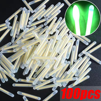 50/100PCS Fireflies Fluorescent Lightstick Light Fishing Float Rod Lights Dark Glow Stick Useful Fishing Fluorescent Lightstick