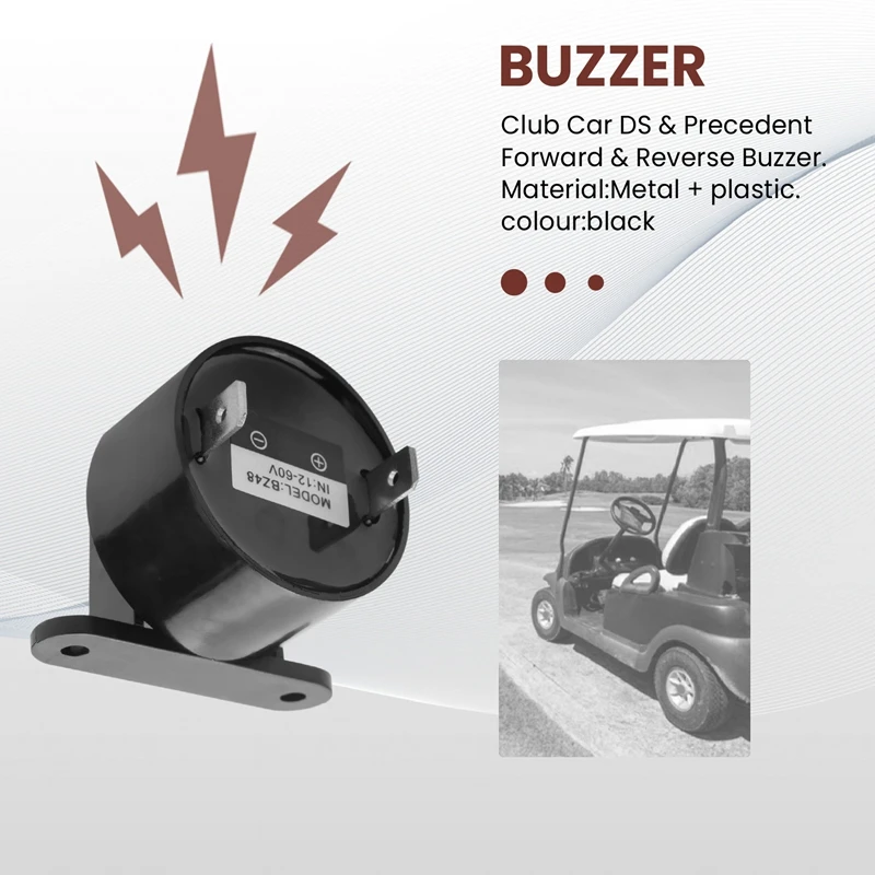 Forward Reverse Buzzer For Club Car DS And Precedent 1992-Up Golf Cart 12V & 48V,1016851