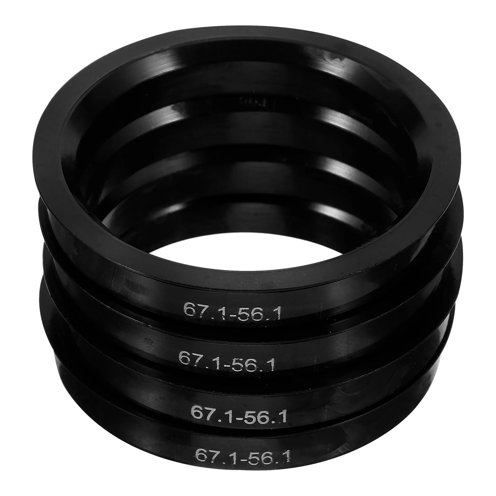 

4pcs Car Centric Plastic Bore Adapters 67.1-56.1Mm Sturdy Durable Replacement Wheel Centering For Vehicle Lightweight Spacer