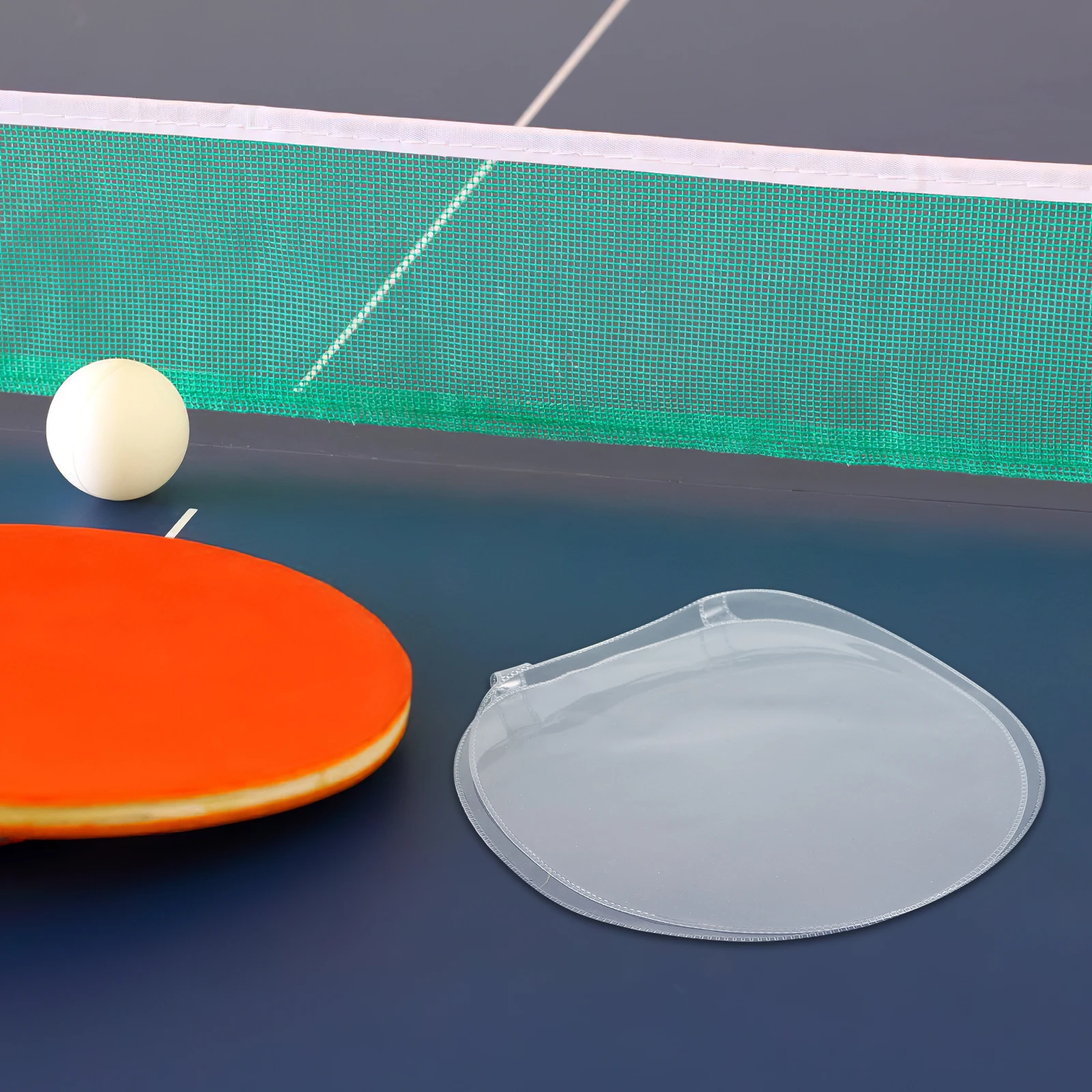 10 قطعة مضرب تنس الطاولة طبقة رقيقة واقية على الوجهين غطاء سميك مجداف ورقة حماية للتدريب المنافسة مجداف