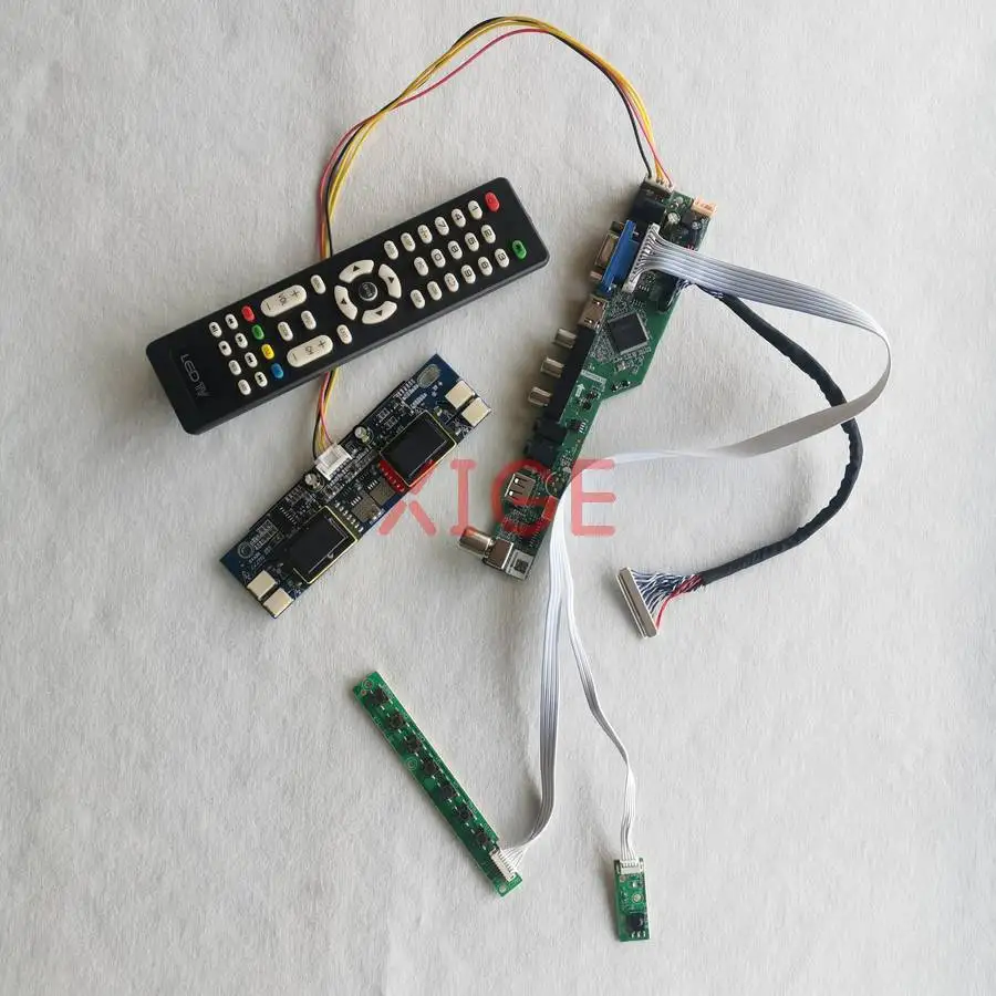 

Комплект для самостоятельной сборки контроллерной платы матрицы для SVA170SX01TB LM170E03 LM170E02 LM170E01, 1280x1024, 4CCFL, LVDS-30Pin, HDMI+VGA+AV+USB