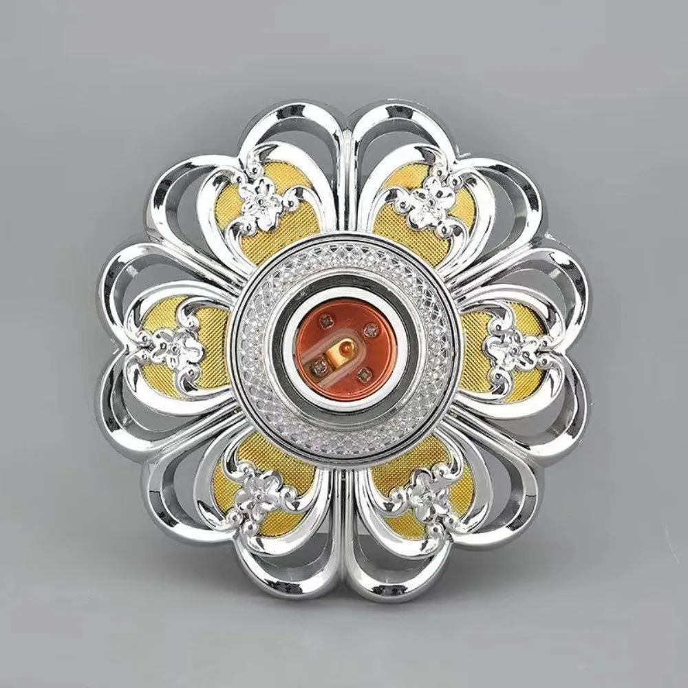 

Golden Base E27 Lamp Socket Fixed Base Round Screw Light Fixture Parts Colored Holder Screw Fixed Bulb Holder Lamp Repair