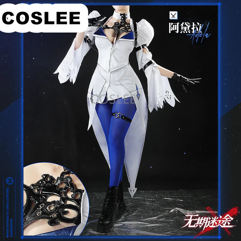 COSLEE Path To Nowhere Adela Cosplay Costume Game Suit Fashion Clothing Halloween Party Outfit For Women S-XXL New 2023