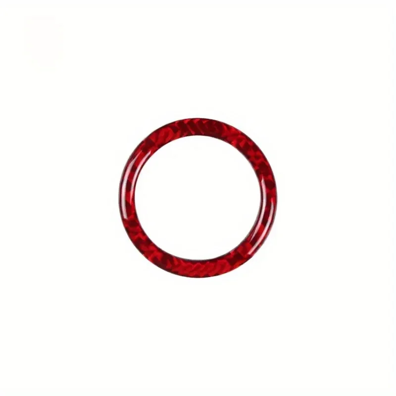 It is suitable for BMW3SeriesE90 E92 E93 One-button Start Button Car Decoration Sticker，Carbon Fiber Car Decorative Stickers
