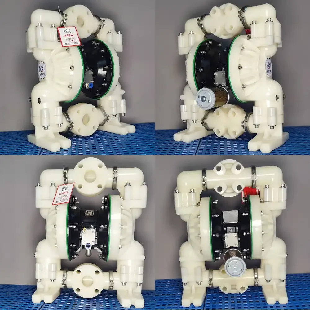 KY-50LFSJJJ 2 Inch Plastic PTFE Air Operated Diaphragm Pump for Chemical Solvent Industry Large Flow Chemical Seawater