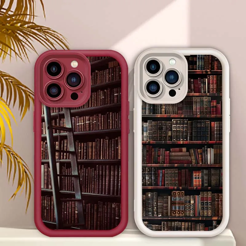 

Book Popular Pattern Luxury Phone Case For Apple iPhone 17 16 15 14 13 12 11 Pro Max Plus Eye Ladder Soft TPU Cover