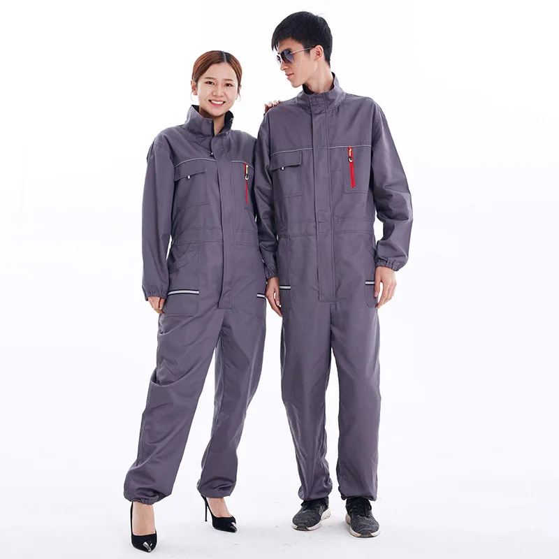 

One-piece Work Clothes Stand-up Collar Car Wash Clothes Factory Workshop Wear-resistant Auto Repair Clothes