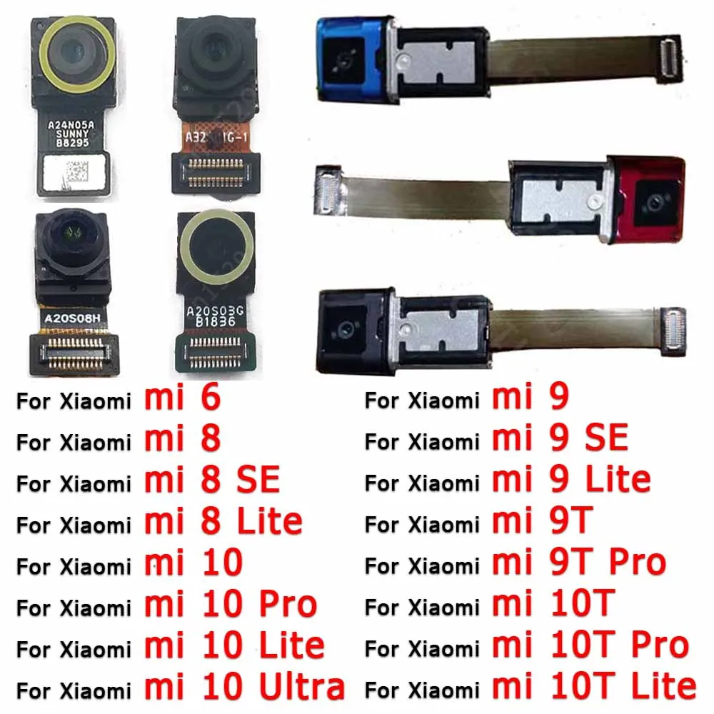 Selfie Camera For Xiaomi Mi 9 SE 9T 10T Pro 10 Ultra 6 8 Lite Frontal Front Camera Module Small Facing View Spare Parts