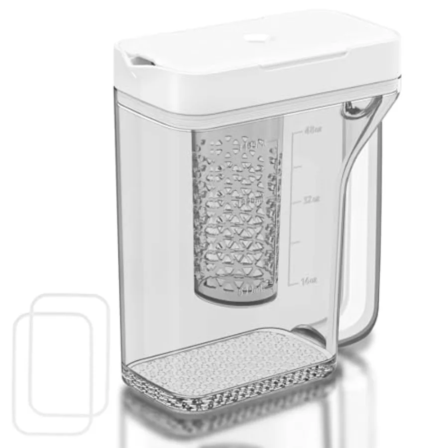 Upgraded Compatible with Samsung Water Pitcher for Fridge Door Replacement Leak-Proof Samsung Fridge Reservoir RF28R7351SR RF28