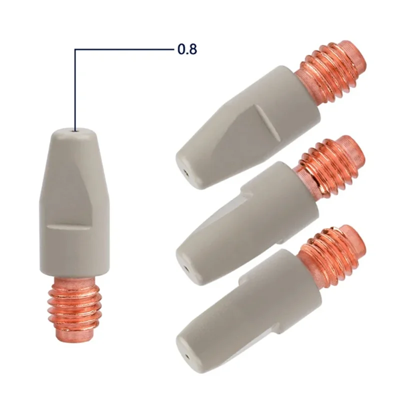 

T99C-10PCS 36KD сварочные контактные наконечники покрытие защищает наконечник газового сопла M8 0,8 мм сварочная горелка MIG детали сварочного инструмента