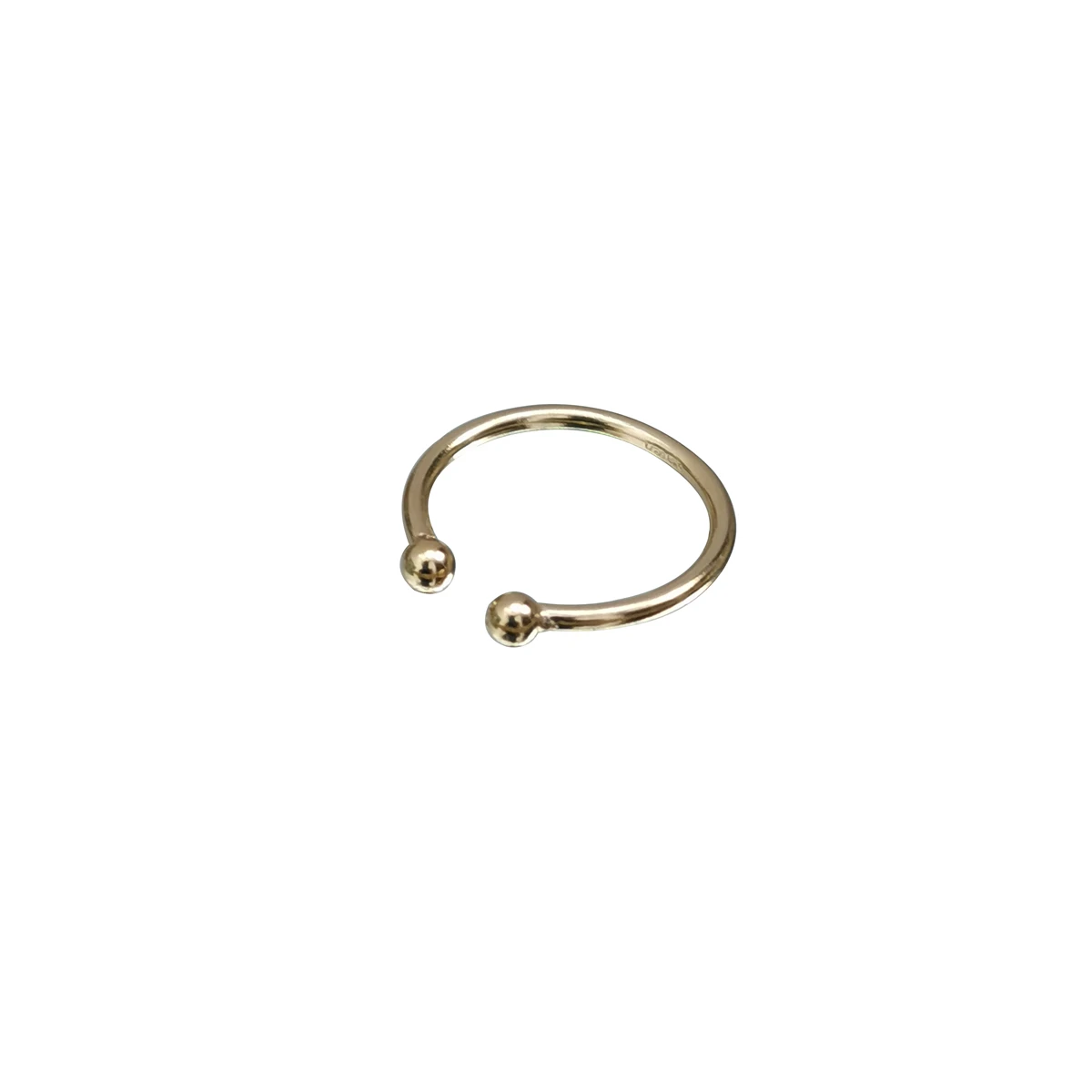 Open Ring Adjustable 14K Gold Filled Knuckle Rings Boho Gold Jewelry Minimalistic Stacking Bohemian Rings for Women Gift view 5