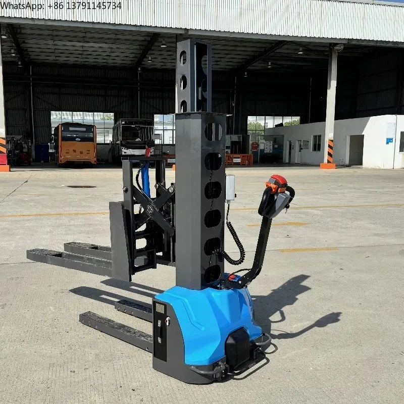 

Customized Electric Lifting Electric Stacker Pallet Stacker Walking Type Electric Stacking Truck Forklifts for Sale Pallet Truck
