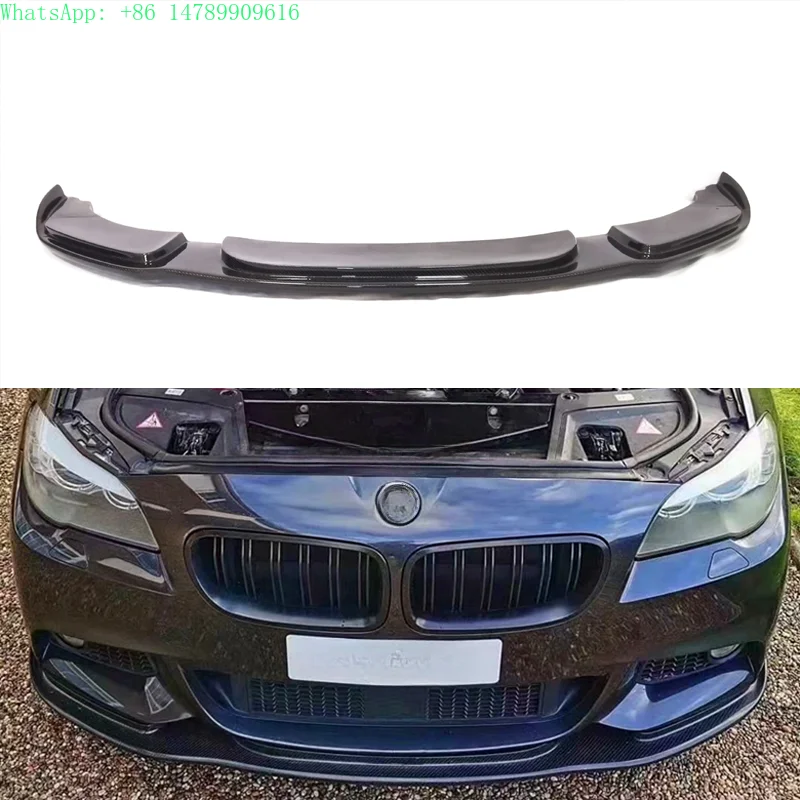 Full Custom Build With Old-to-new Body Kit ConversionHarman Style F10 F18 M-Tech Carbon Fiber Front Bumper Lip Front Spoiler Shu