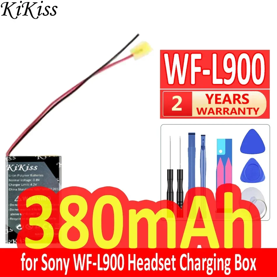 380mAh KiKiss Powerful Battery 621733 (2line) for Sony LinkBuds WF-L900 Headset Charging Box