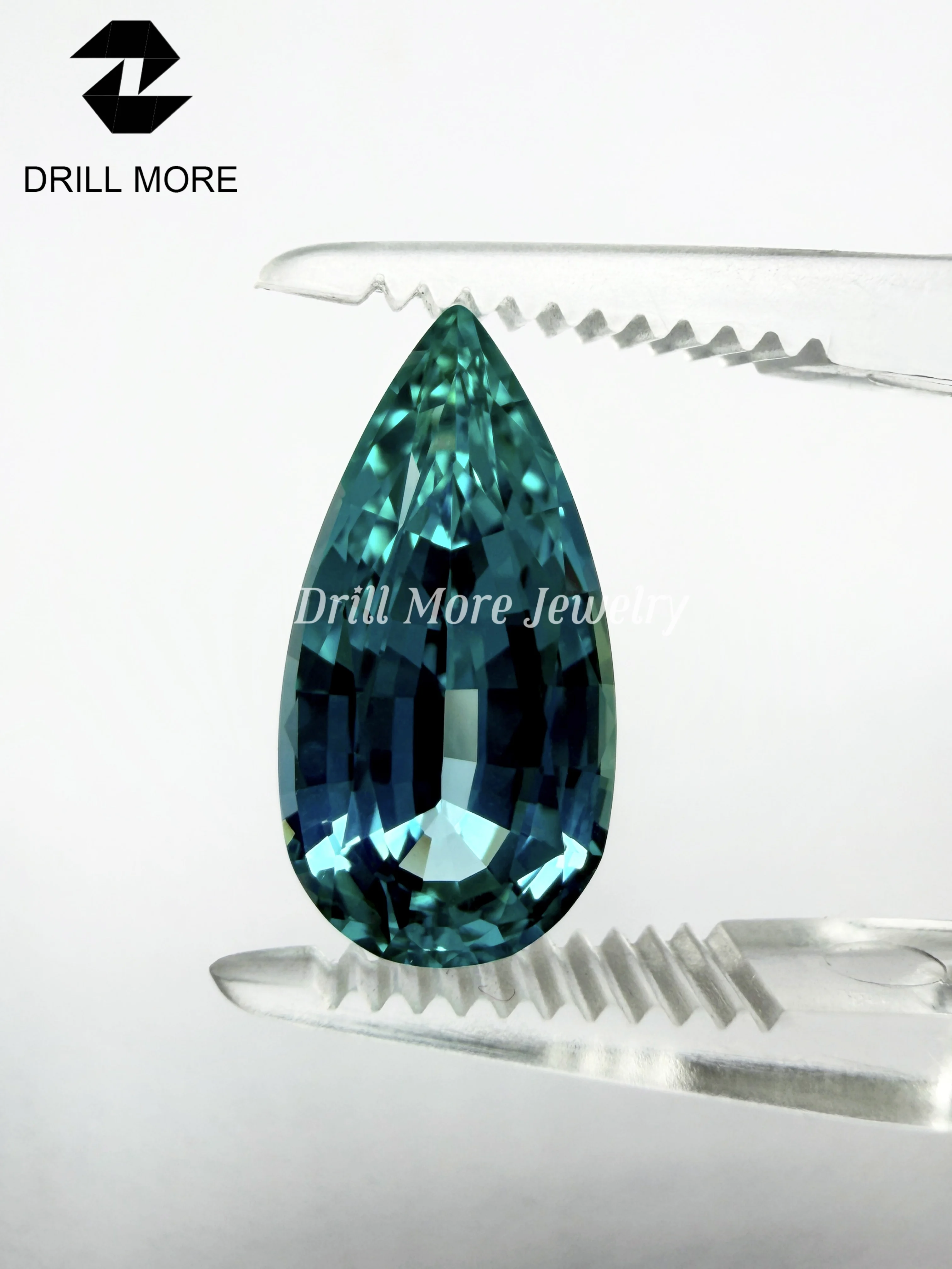 

Lab Created Padparadscha Sapphire 8x16mm Pear Sapphire Loose Stone For Ring Jewelry Making