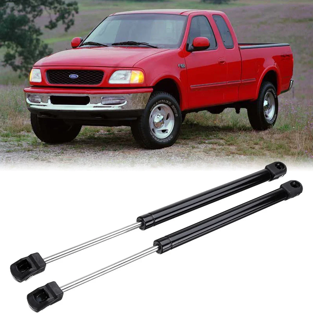 2PCS Front Hood Spring Shocks Gas Struts Bars Lift Supports for Ford Expedition F-150 F-250 1997-2006 Car Accessories 4478