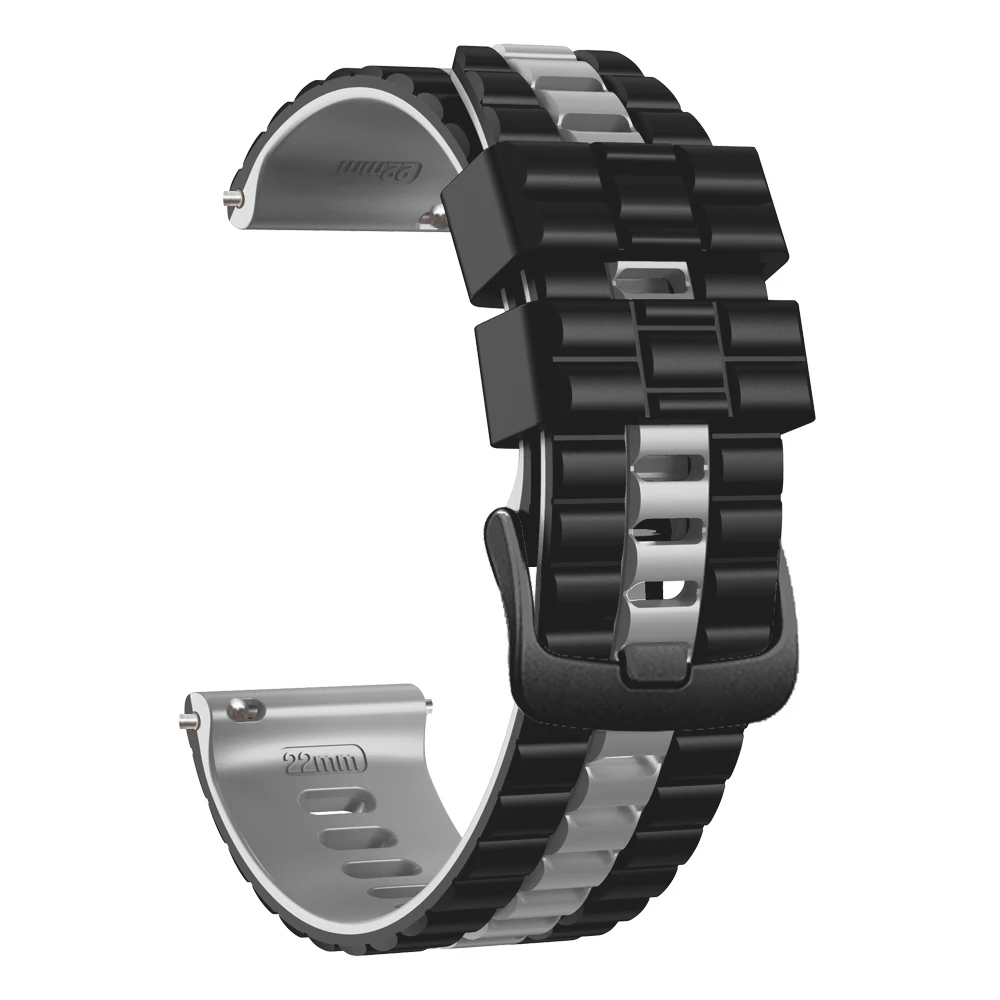 22 مللي متر العصابات حزام ل ساعة هواوي GT 3 2 46 مللي متر ساعة ذكية حزام معصمه GT2 GT3 برو 46 مللي متر سيليكون الساعات سوار الإكسسوارات