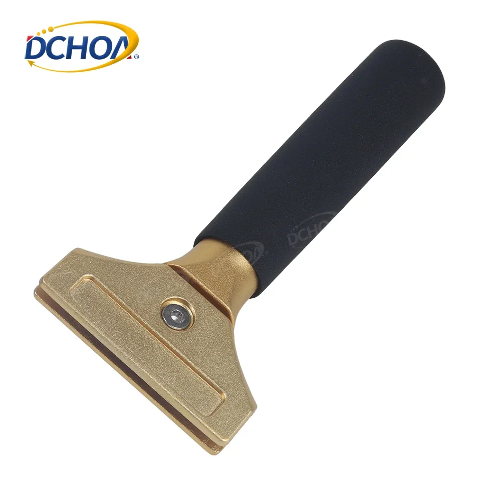 DCHOA Long Handle Gold Aluminum Replacement for Rubber Squeegee Car Window Tint Vinyl Wrap PPF Film Tool Handle Only