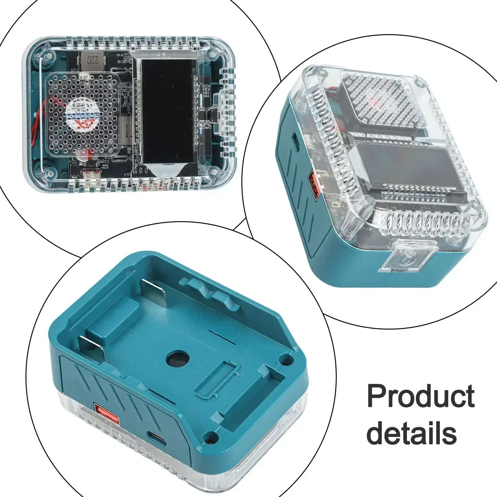 

Dual Usb Charger For Devices Adapter 9.3*6.7*4.2cm USB-C PD Charger Over-charge Protection Over-heating Protection