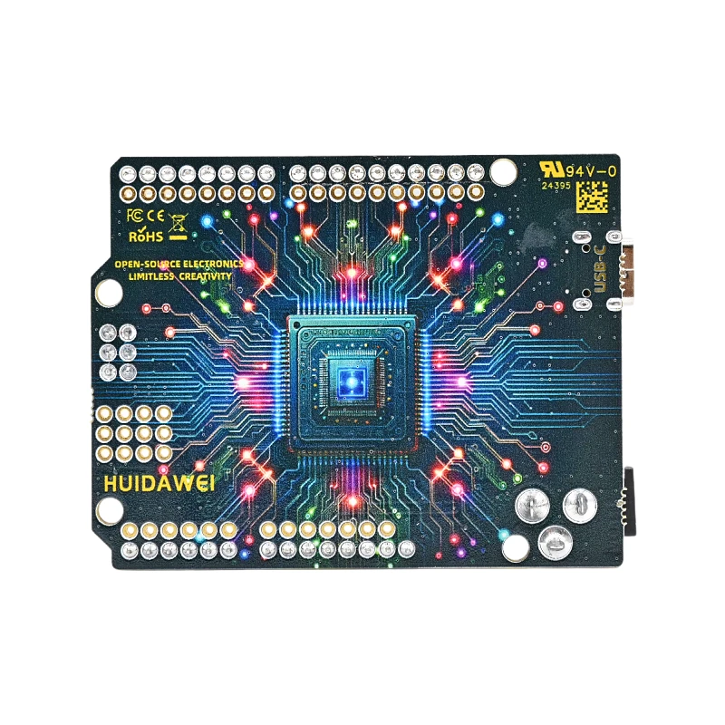 Colorful UNO R3 Board ATmega328 Type-C Board (With shell)  for Compatible Arduino UNO R3 Development board A00063